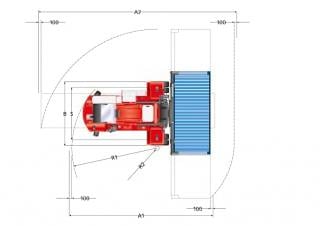 Kalmar DCF 80-45 E7 Dimensiones y tamaño