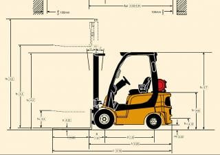 Yale GDP 16VX Dimensiones y tamaño