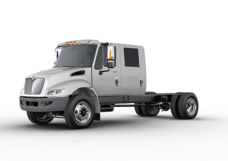 Camiones Chasis rígido International Durastar 4400 107 SBA Crew Cab Cummins L9
