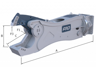 Equipos Cizallas para chatarra / acero FRD VR42ER