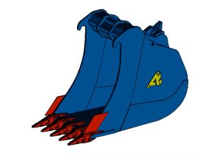 Equipos Cucharas Cucharas de excavadoras Arden R40S31