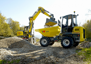 Dúmperes de ruedas Wacker Neuson DV60 dual view