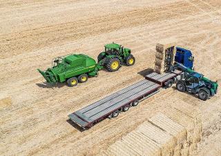 Empacadoras gigantes + de alta presión John Deere L624