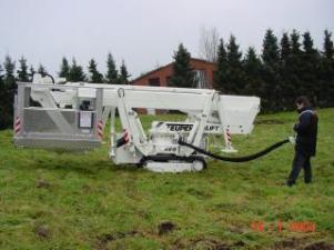 Plataformas elevadoras articuladas Plataformas articuladas de orugas TEUPEN Leo 16 GT