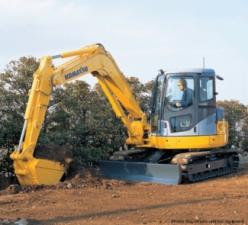 Excavadoras de orugas Komatsu PC80MR-3