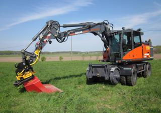 Excavadoras hidráulicas  de ruedas Atlas 160 W-SR
