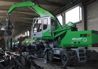 Manipuladores de materiales Sennebogen 818M E