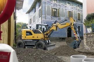 Excavadoras hidráulicas  de ruedas Liebherr A 910 Compact Litronic