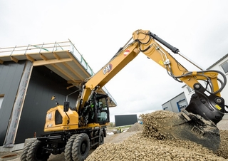 Excavadoras hidráulicas  de ruedas Caterpillar M317