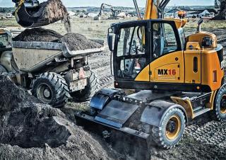 Excavadoras hidráulicas  de ruedas Hydrema MX 16