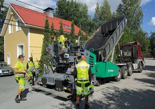 Extendedoras asfálticas  de ruedas Vögele Super 1003i