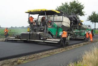 Extendedoras asfálticas sobre orugas Vögele Super 2100-2