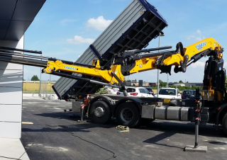 Grúas de carga hidráulicas Effer 395 3S