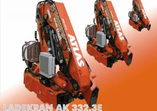 Grúas de carga hidráulicas Atlas AK 332.3E A6 