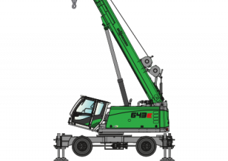 Grúas móviles - Pluma telescópica Sennebogen 643E