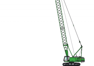 Grúas sobre orugas - Pluma de celosía Sennebogen 2200E