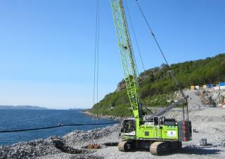 Grúas sobre orugas - Pluma de celosía Liebherr HS 8100.1 