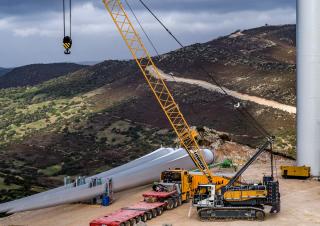 Grúas sobre orugas - Pluma de celosía Liebherr LR 1110 