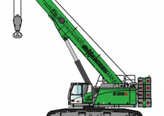 Grúas sobre orugas - Pluma telescópica Sennebogen 6113E