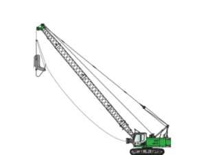 Grúas sobre orugas - Pluma de celosía Sennebogen 630 R- HD