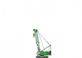 Grúas sobre orugas - Pluma de celosía Sennebogen 690 HD