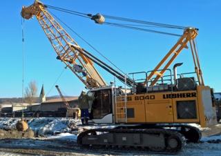 Grúas sobre orugas - Pluma de celosía Liebherr HS 8040 HD