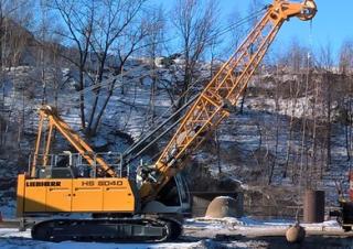 Grúas sobre orugas - Pluma de celosía Liebherr HS 8040 HD