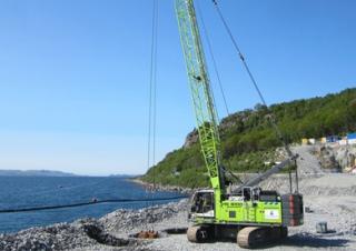 Grúas sobre orugas - Pluma de celosía Liebherr HS 8100