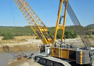 Grúas sobre orugas - Pluma de celosía Liebherr HS 895 HD