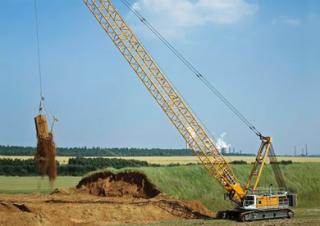 Grúas sobre orugas - Pluma de celosía Liebherr HS 895 HD