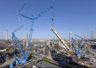 Grúas sobre orugas - Pluma de celosía Liebherr LR 11000