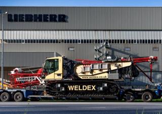 Grúas sobre orugas - Pluma de celosía Liebherr LR 1110