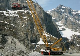 Grúas sobre orugas - Pluma de celosía Liebherr LR 1160