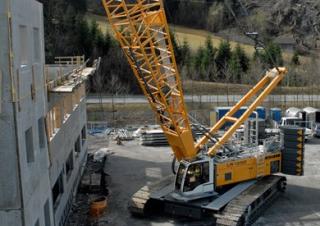Grúas sobre orugas - Pluma de celosía Liebherr LR 1250