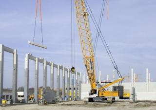 Grúas sobre orugas - Pluma de celosía Liebherr LR 1250