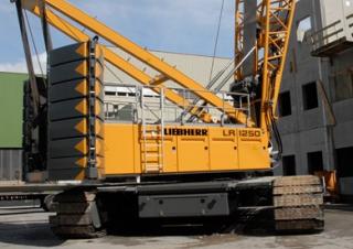 Grúas sobre orugas - Pluma de celosía Liebherr LR 1250