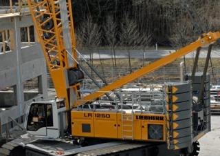 Grúas sobre orugas - Pluma de celosía Liebherr LR 1250