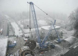 Grúas sobre orugas - Pluma de celosía Liebherr LR 1300 SX