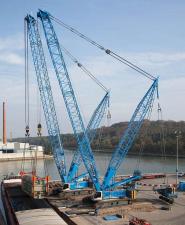 Grúas sobre orugas - Pluma de celosía Liebherr LR 1300 SX
