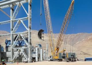 Grúas sobre orugas - Pluma de celosía Liebherr LR 1300 SX