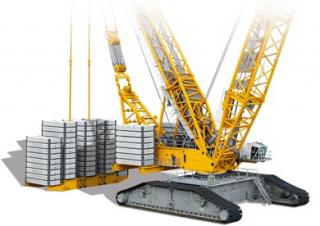 Grúas sobre orugas - Pluma de celosía Liebherr LR 13000