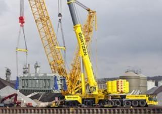 Grúas sobre orugas - Pluma de celosía Liebherr LR 1350/1