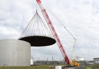 Grúas sobre orugas - Pluma de celosía Liebherr LR 1500