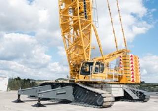 Grúas sobre orugas - Pluma de celosía Liebherr LR 1500