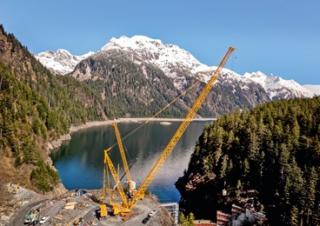 Grúas sobre orugas - Pluma de celosía Liebherr LR 1600/2