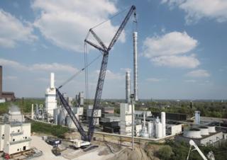 Grúas sobre orugas - Pluma de celosía Liebherr LR 1600/2