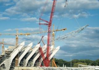 Grúas sobre orugas - Pluma de celosía Liebherr LR 1750/2