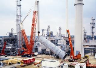 Grúas sobre orugas - Pluma de celosía Liebherr LR 1750/2