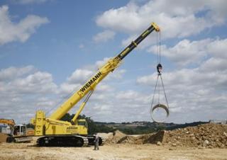 Grúas sobre orugas - Pluma telescópica Liebherr LTR 1100