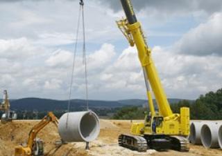 Grúas sobre orugas - Pluma telescópica Liebherr LTR 1100